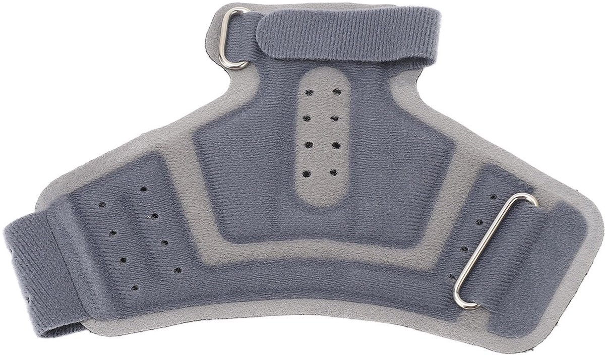 Duimsteunbrace, Ademende Vingersteunbrace Duimpolsstabilisatorspalk Duimbeschermhoes voor Sport (GREY)
