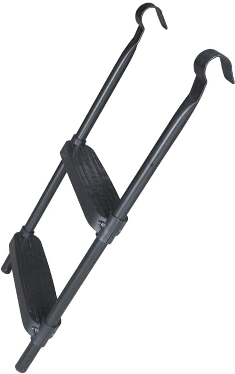 Etan® Trampolineladder - Geschikt voor framehoogte van 60-69 cm - Gegalvaniseerd Staal & Kunststof - Stevig & Roestvrij