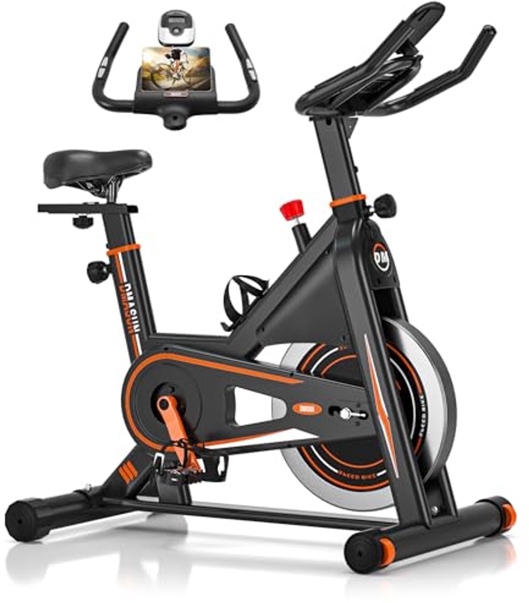 Hometrainer met Magnetische Weerstand en LCD-Monitor - Fitnessfiets voor Cardiotraining tot 160 kg