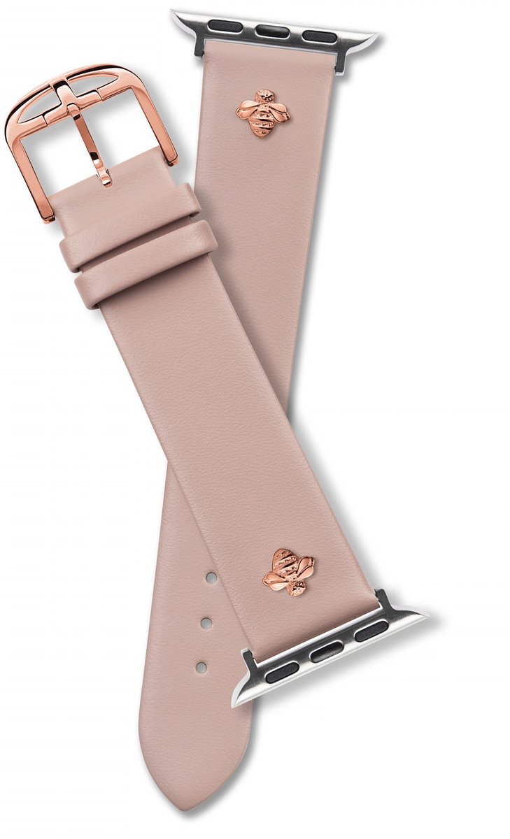 Ted Baker Ted Baker Apple® (38Mm-40Mm) Watch-Bandje Roze Armband: 100% Leer Not applicable BKS38F110B0, BKS38F203B0