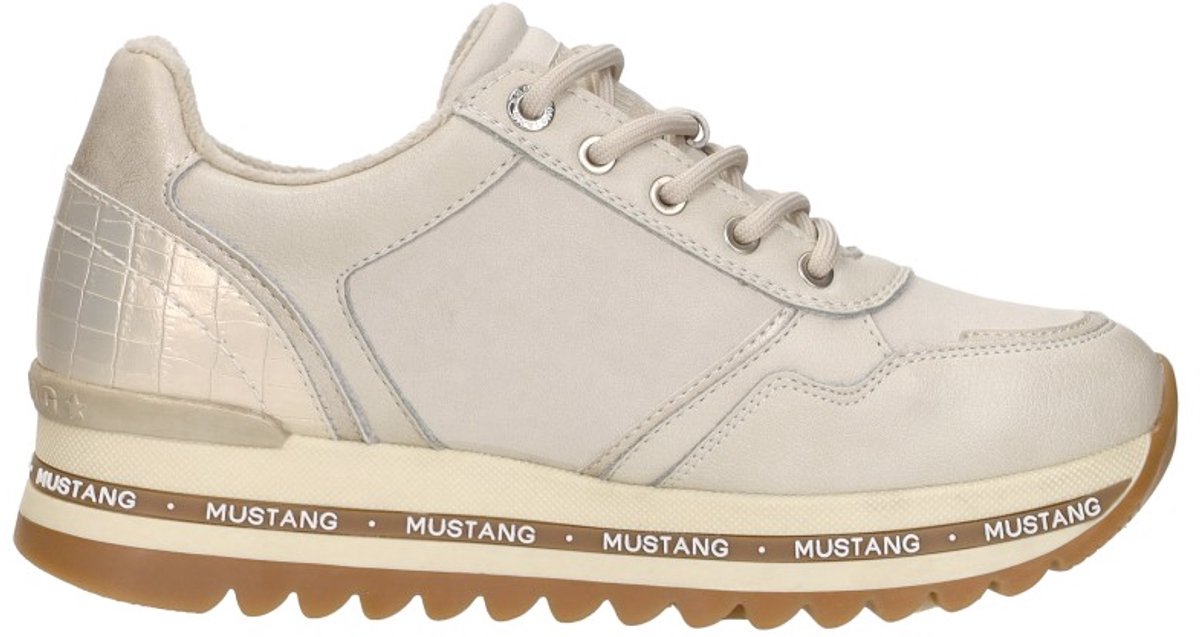 Mustang Sneakers Laag Sneakers Laag - Gebroken wit - Maat 40