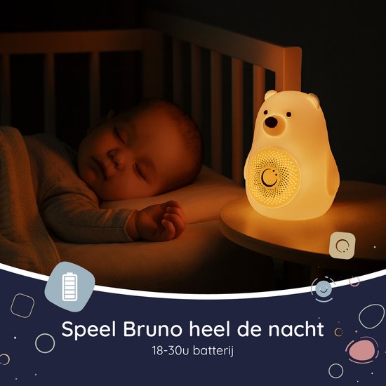 Numsy Bruno White Noise Machine Baby - Witte Ruis Apparaat - 2026