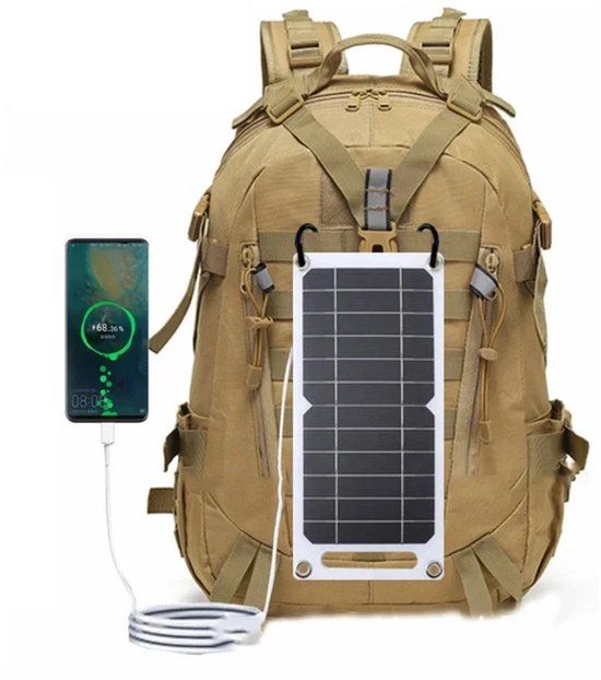K&R Ventures® Draagbaar Zonnepaneel - Waterdichte Solar Oplader met USB - Voor Telefoons, Tablets & Powerbanks - Draagbare Zonne-Energie Oplader - Ideaal voor Kamperen, Reizen & Thuisgebruik van Merkloos — afbeelding 4