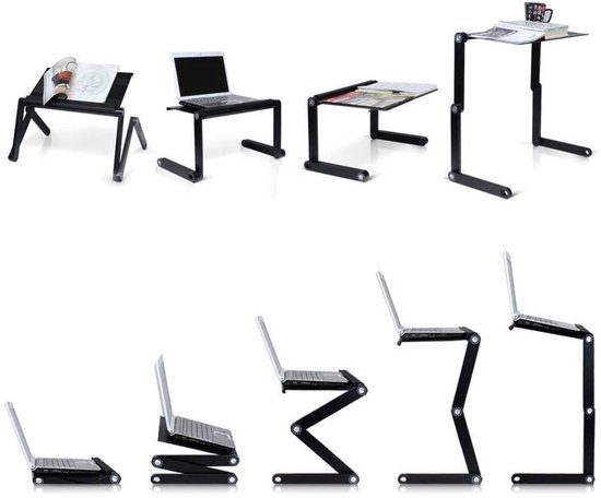 Laptoptafel voor bed, computertafel, notebooktafel