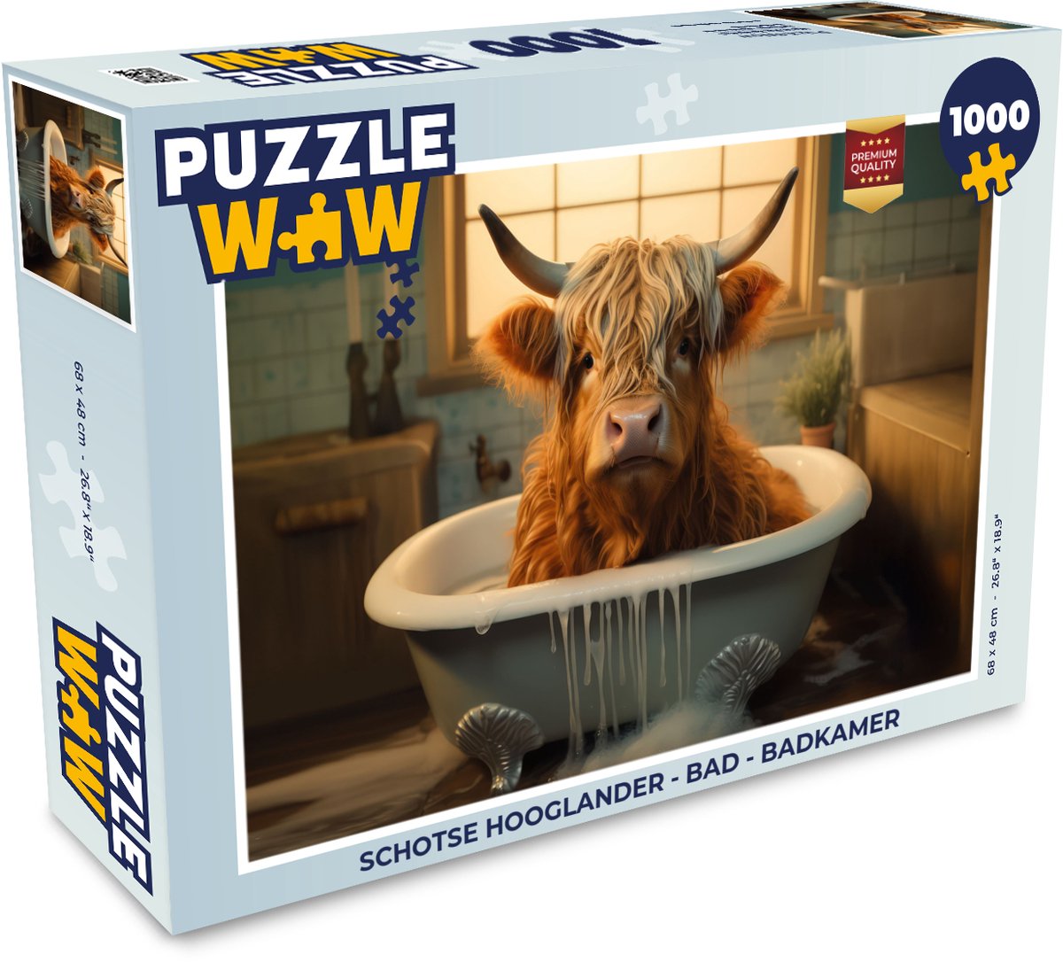 Schotse hooglander - Bad - Badkamer