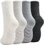Coral fleece sokken - warme vloer sokken antislip sokken - sleep schoenen sokken, met fleece en verdikte ringen slaap sokken winter, dames mannen antislip sleep schoenen sokken ziekenhuis sokken antislip pluche antislip warmte cadeau voor dames