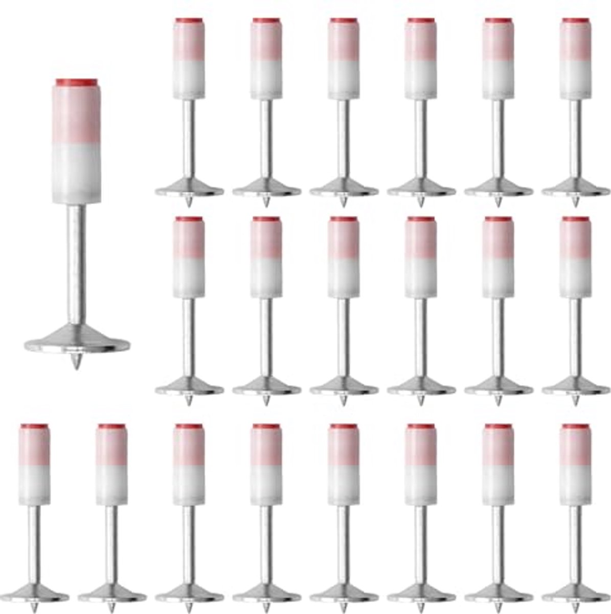 200 Stuks Spijkers voor Nagelpistool - Mini Onde Nagels 7,3 mm voor Muurbevestiging en Installatie