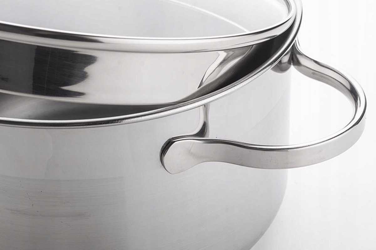 SSW Comfort Soeppan met Zeefdeksel - 9,2L, 28cm, Inductie