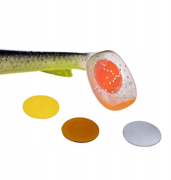 Abu Garcia Svartzonker McPike 21cm rubberen kunstaas - Fire Bass (2 stuks) — afbeelding 4