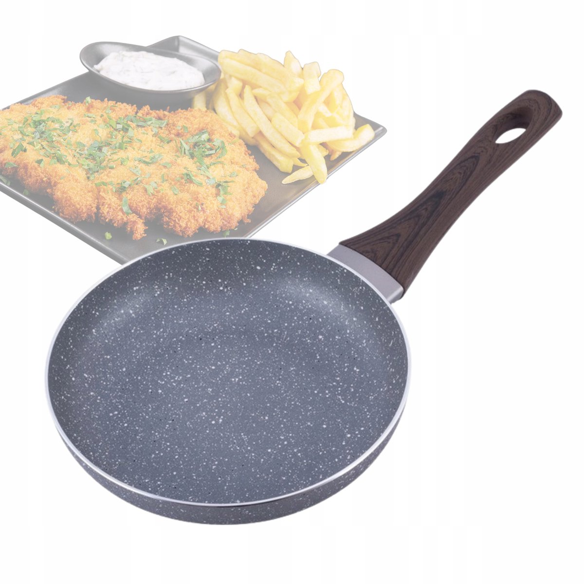 Granietafbraak 20 cm - verzonden voor inductie en gas