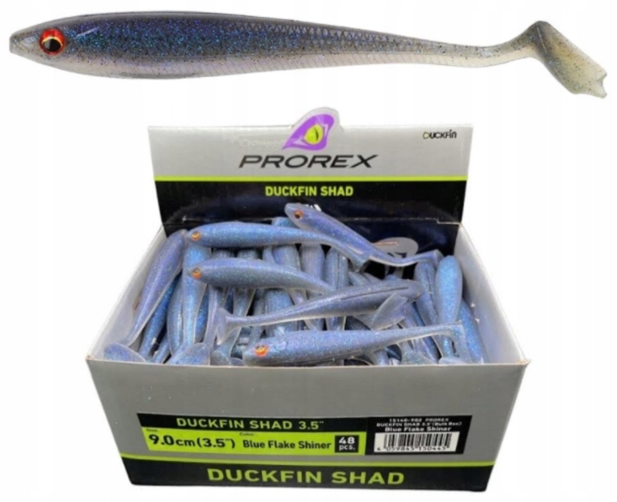 Daiwa Duckfin Shad 9cm - Zonder haak