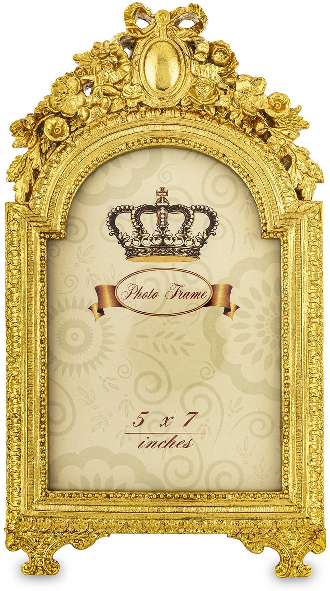 Vintage Fotolijst 13x18 cm Staand - Gouden Decoratie