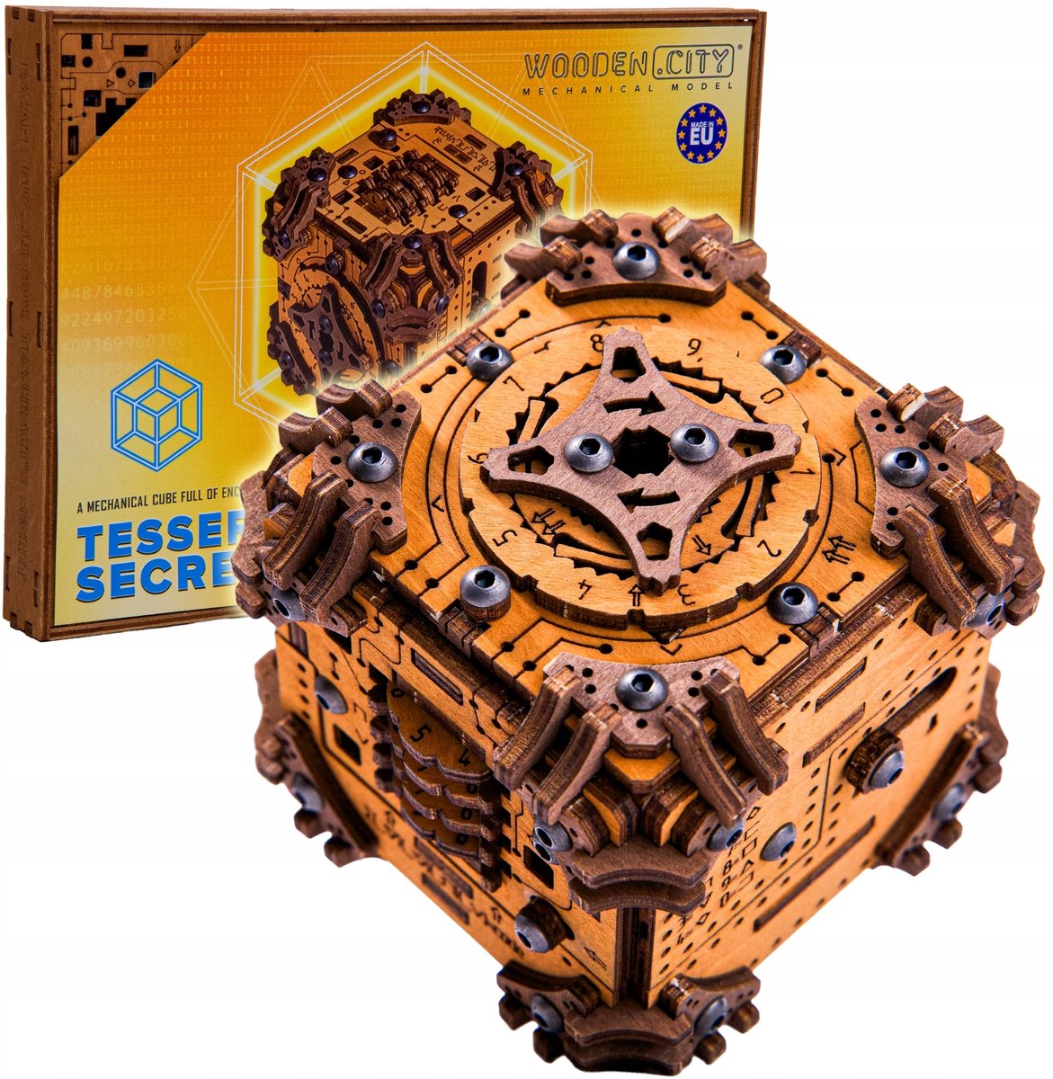 WoodenCity Tesseract 3D Houten Puzzel - Escape Room-uitdaging