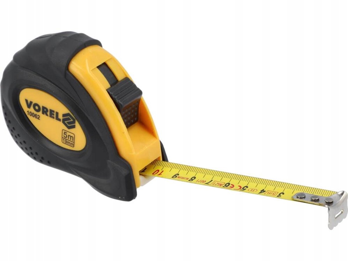Vorel Rolbandmaat 5m x 19mm - Precisie meetlint