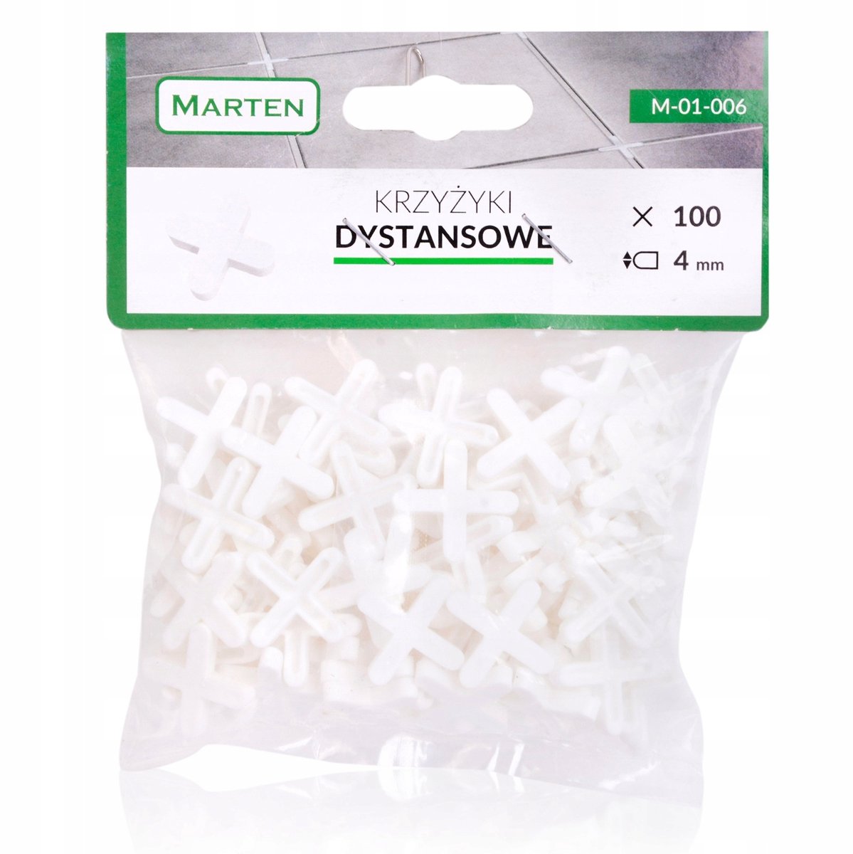 Afstandskruisjes Tegels 4mm - 100 Stuks - Perfecte Voegen