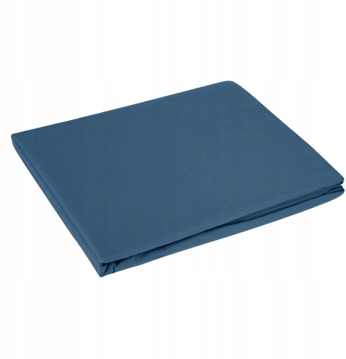 Hoeslaken 220x200cm Katoen Satijn - Navy Blauw