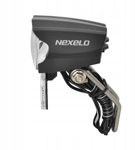 Retro Fietslamp Voorzijde - LED - 30 LUX - Zwart — afbeelding 3