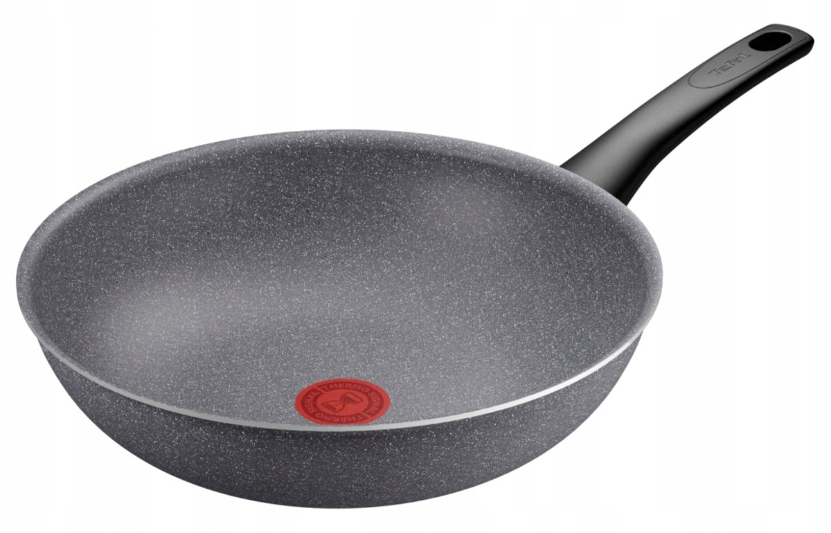 Tefal Wokpan van hardsteen 28 cm - Duurzame minerale coating