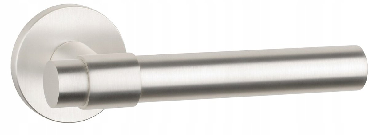 Bellisa Slim Deurklink Rond 7mm Parelmoer Zilver APRIL