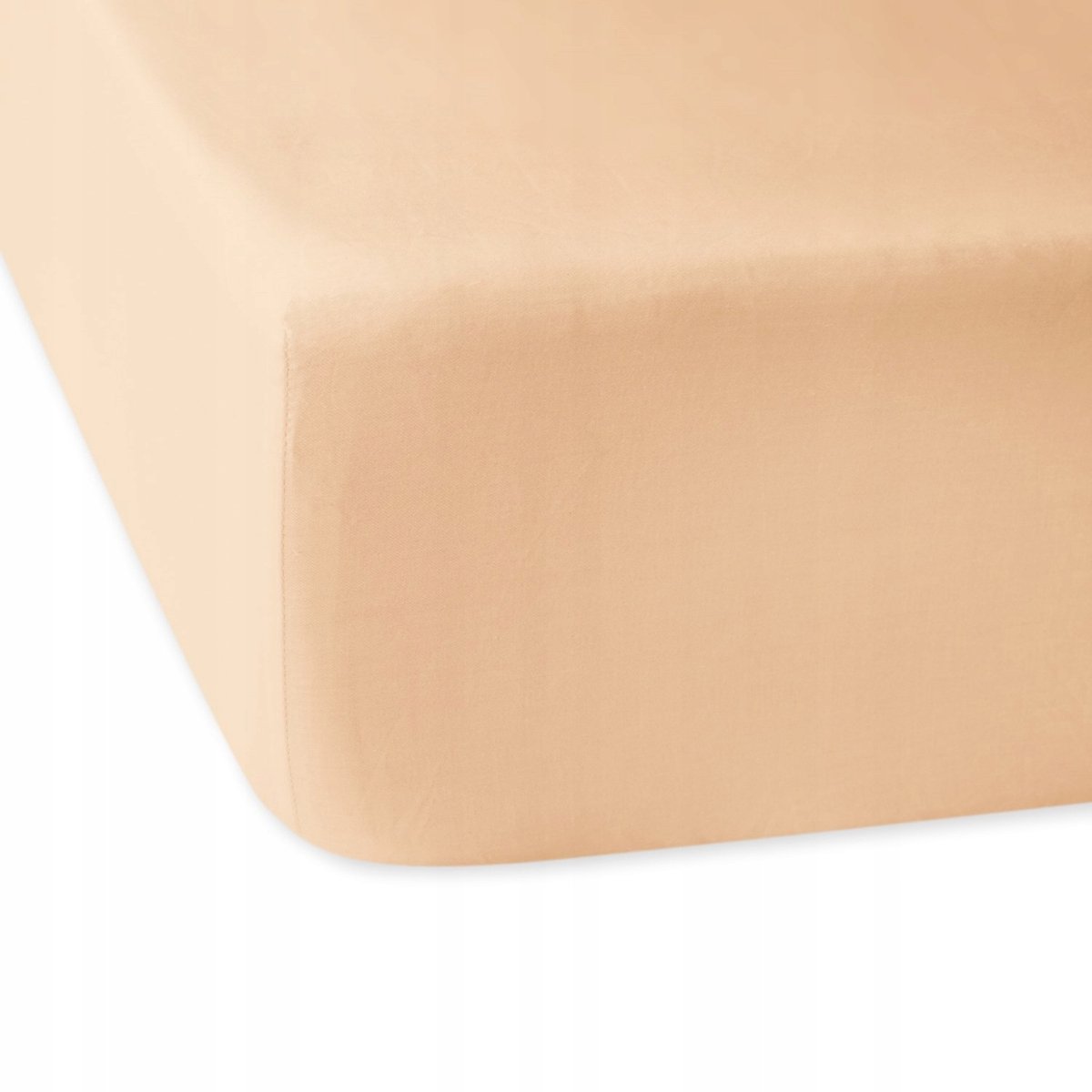 Satine Laken met Elastiek 160x200cm - Licht Beige