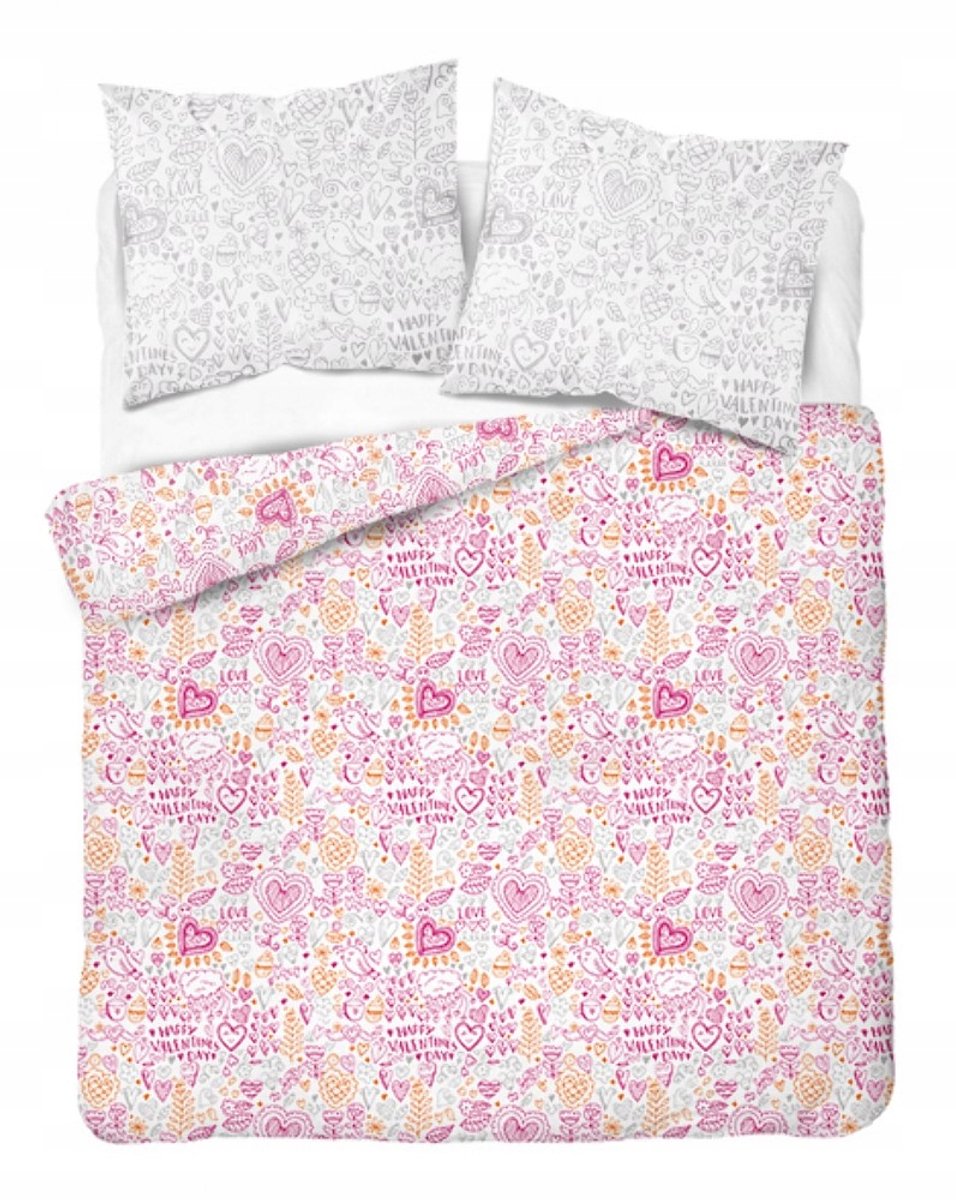 Holland Home Katoenen Dekbedovertrekset 160x200cm Hartjes Love