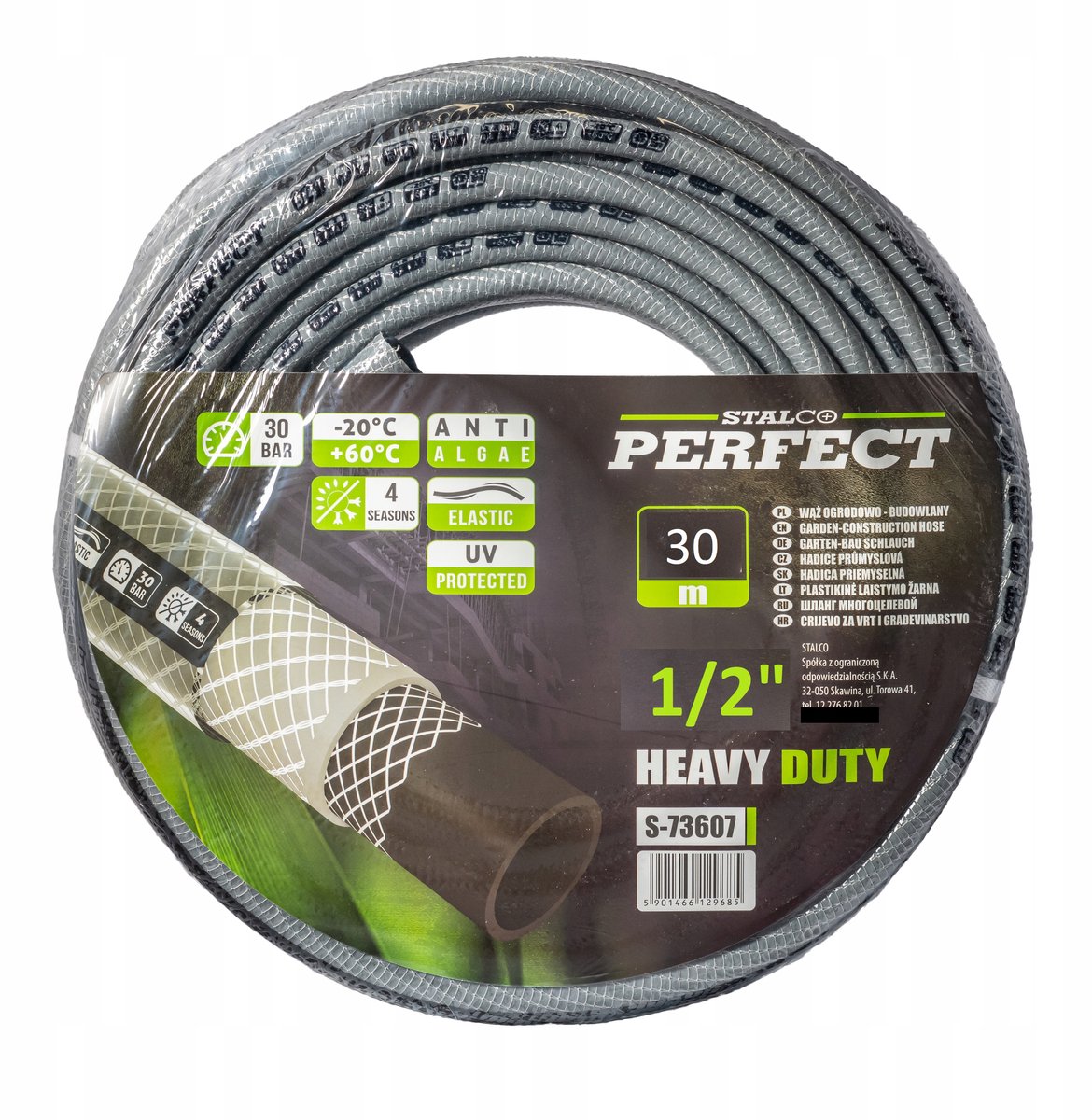 Stalco Tuinslang Perfect HD 1/2" 30m - UV & Weerbestendig