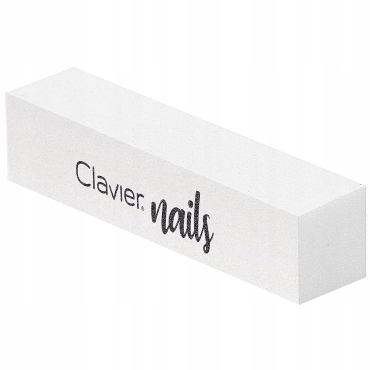 Clavier Nagelvijl Blok Polijst Wit voor Manicure - Mat & Glad