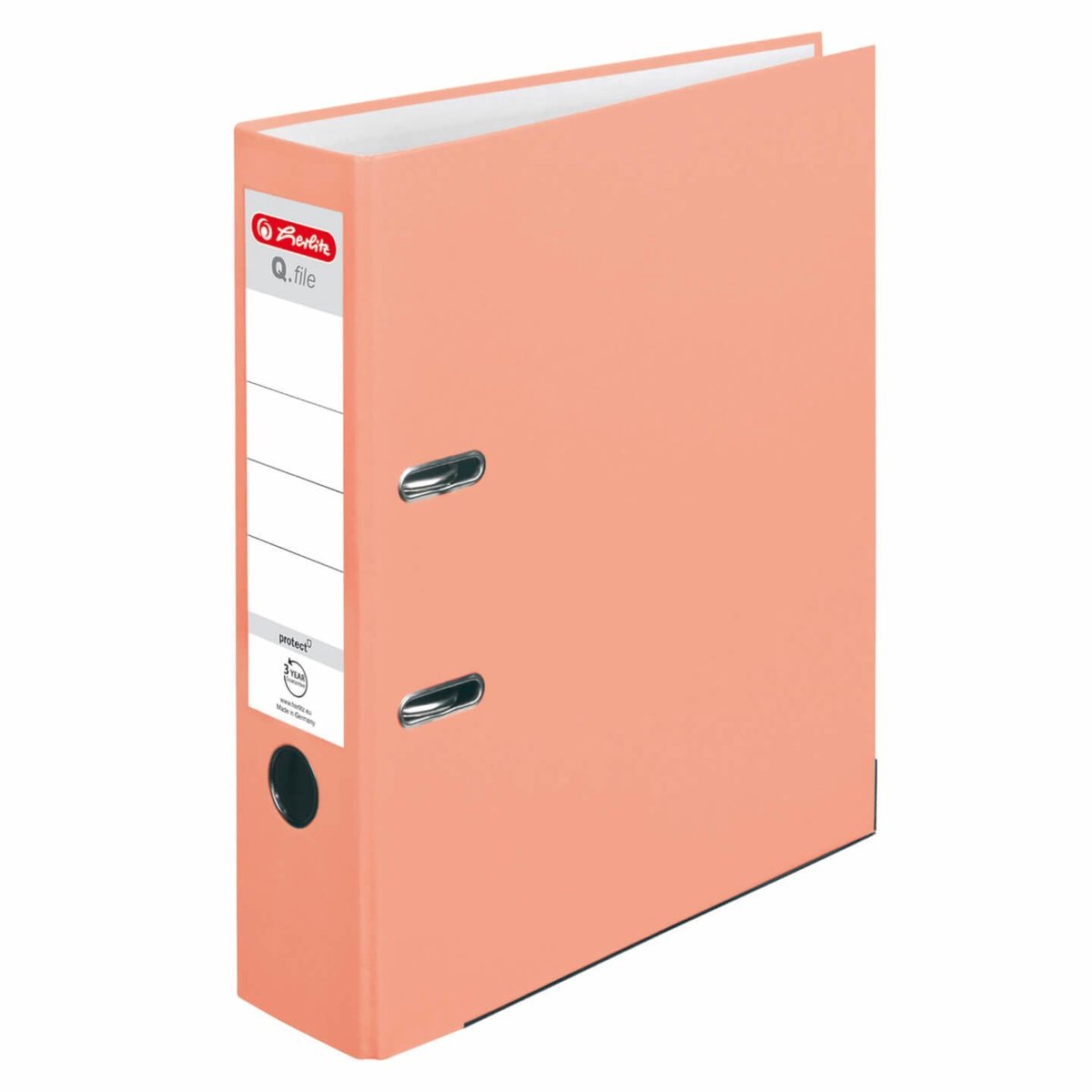 Herlitz Ringband A4 80mm Zalm - Efficiënte Documentenorganisatie