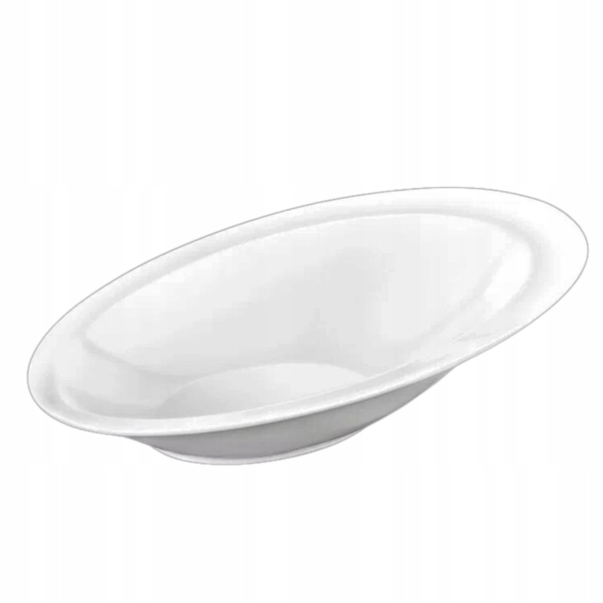 Wilmax Porseleinen Saladekom 33,5x23 cm - Elegant Wit