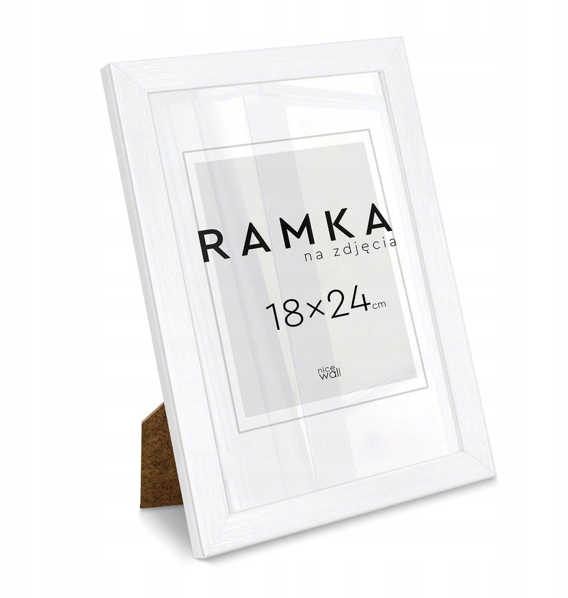 Witte Fotolijst 18x24 cm met Standaard - Stijlvol en Duurzaam