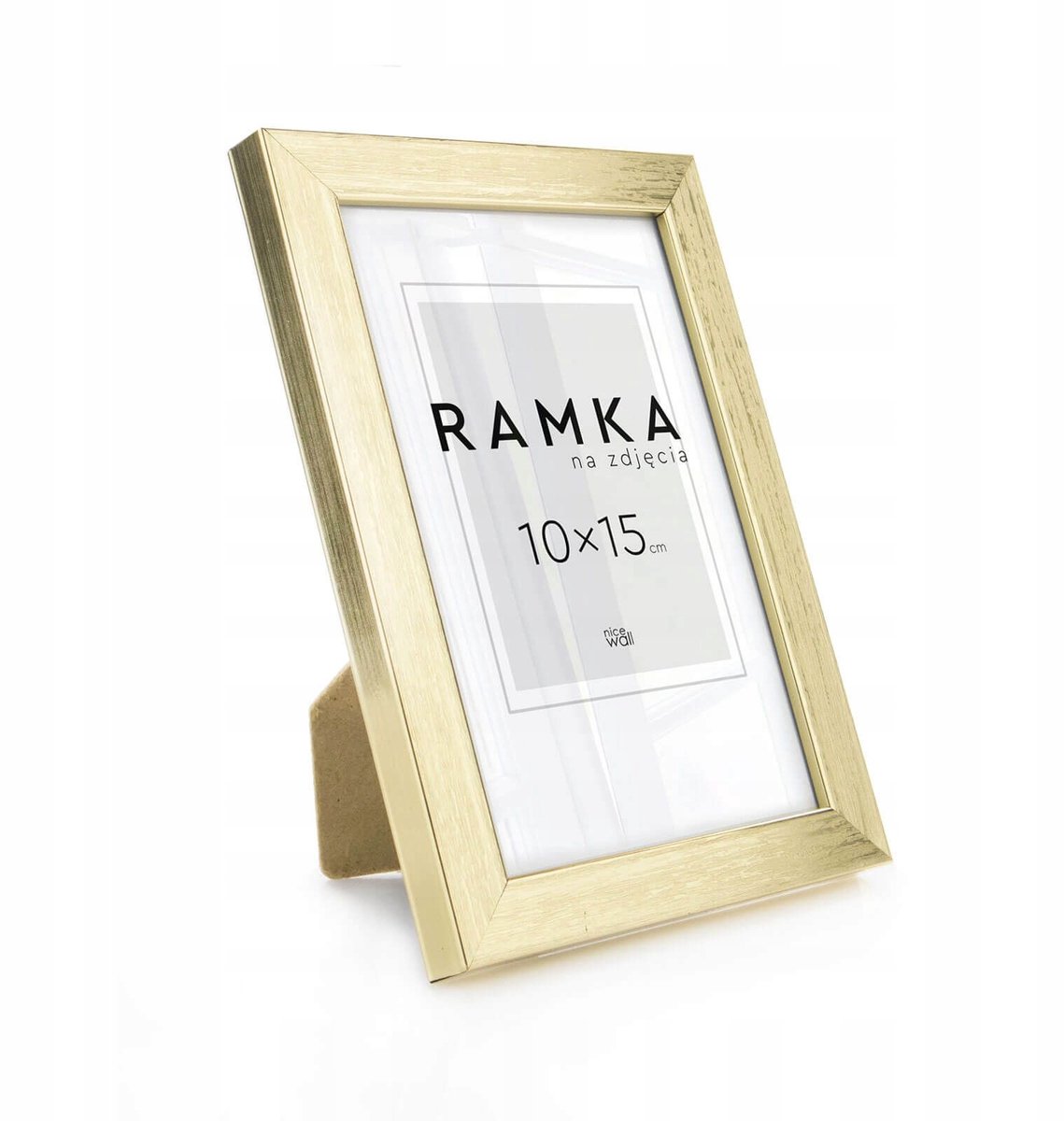 Gouden Fotolijst 10x15 cm met Standaard - Stijlvolle Decoratie
