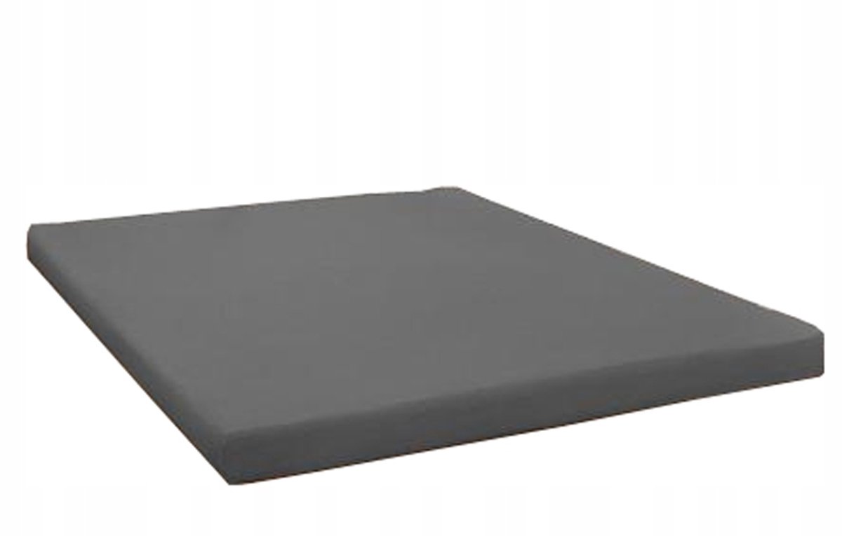 Jersey Hoeslaken met Elastiek 180x200cm - Antraciet