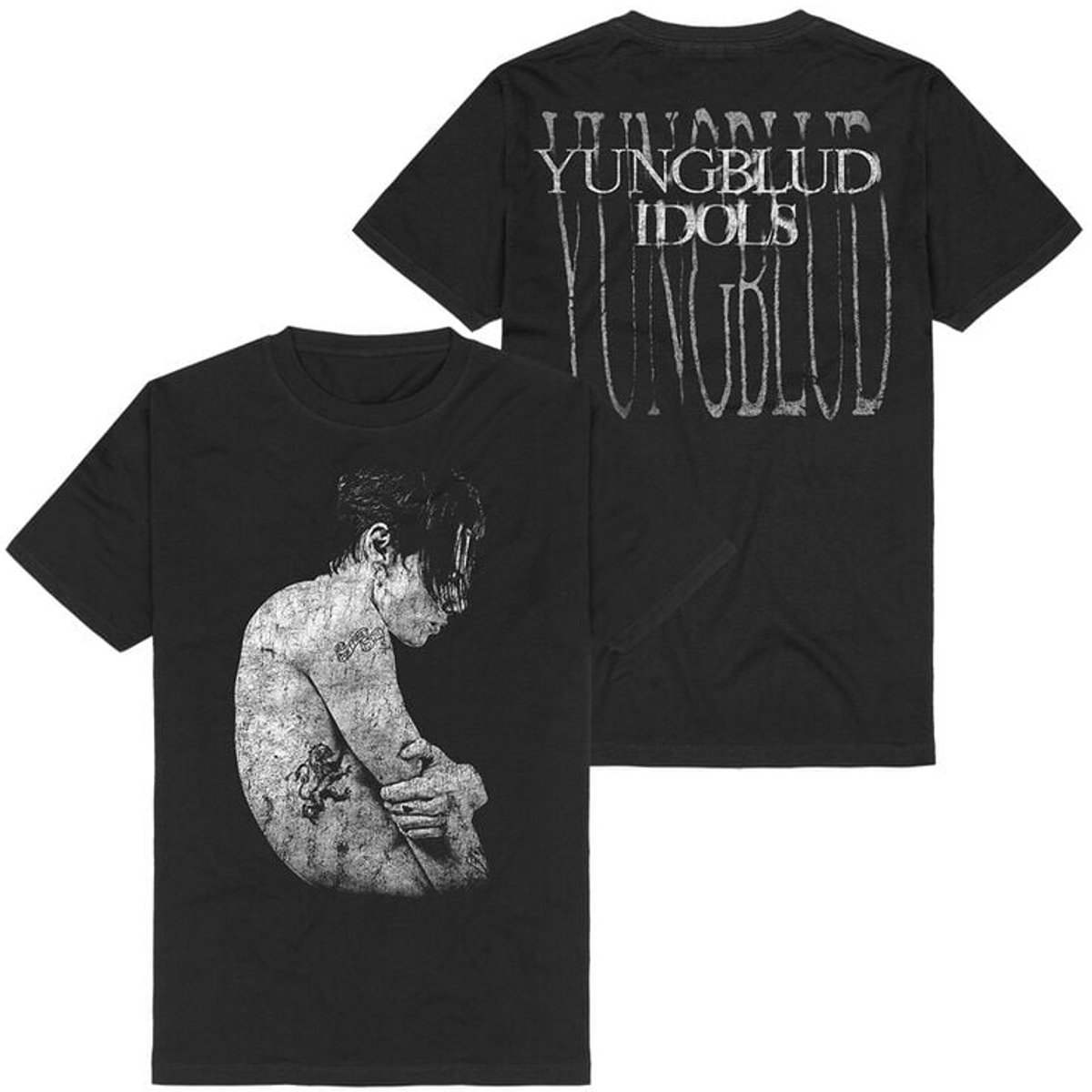 Yungblud Idols Photo Heren T-shirt - zwart - S