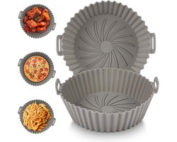 Sander Shop Siliconen vorm Heteluchtfriteuse, accessoire voor Philips Dual Basket Airfryer 3000-serie 6L/3L, heteluchtfriteuse, siliconen vorm, airfryer-accessoires voor Philips Airfryer 3000 Dual Basket,