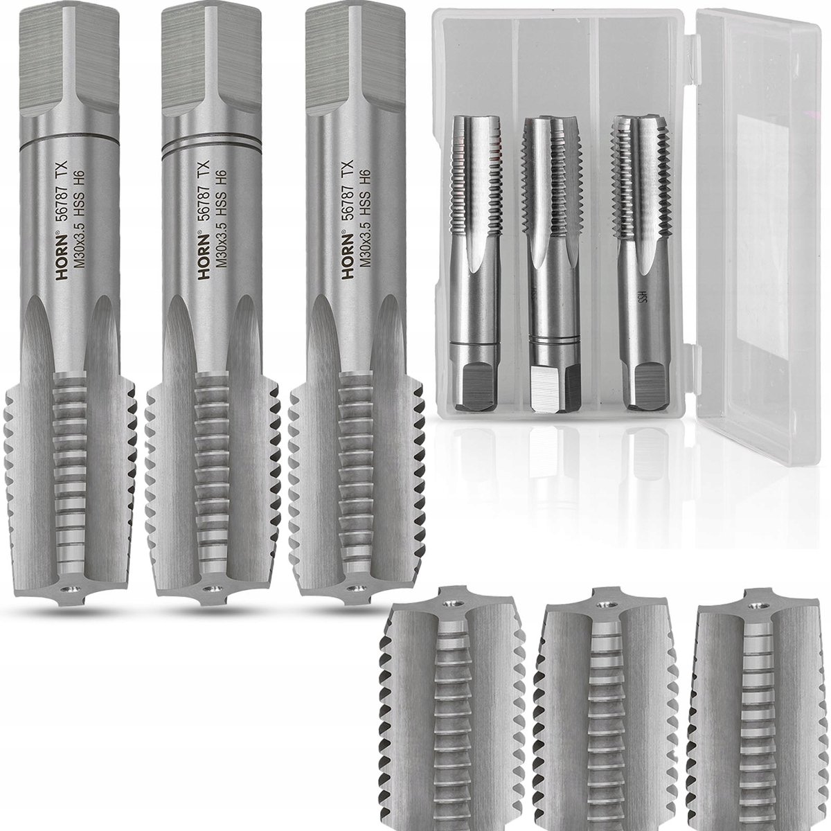 Hoorn M30x3,50 HSS Tapset - 3 st