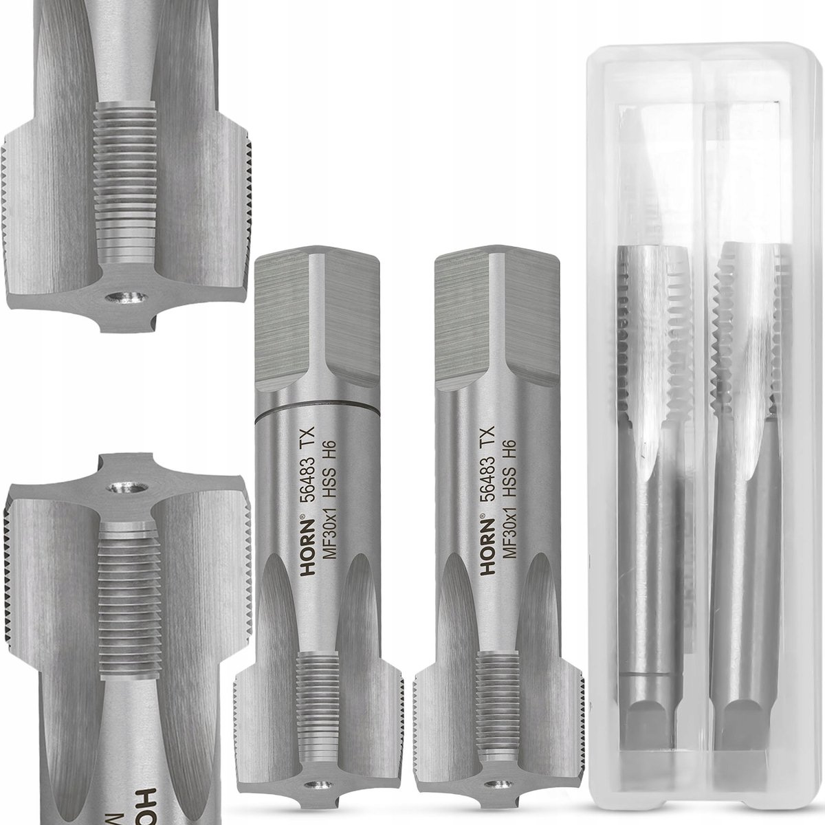 2x Handmatige Schroefdraadsnijder M30x1mm DIN-2181/2P HSS