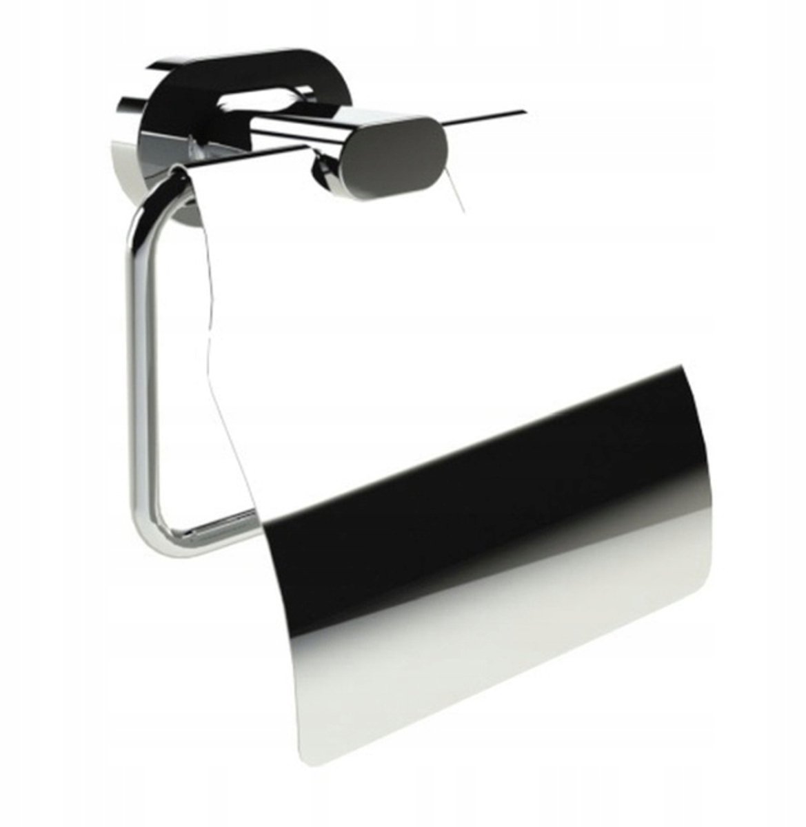 Bisk Go Chroom Toiletrolhouder met Ventiel - Elegant en Duurzaam