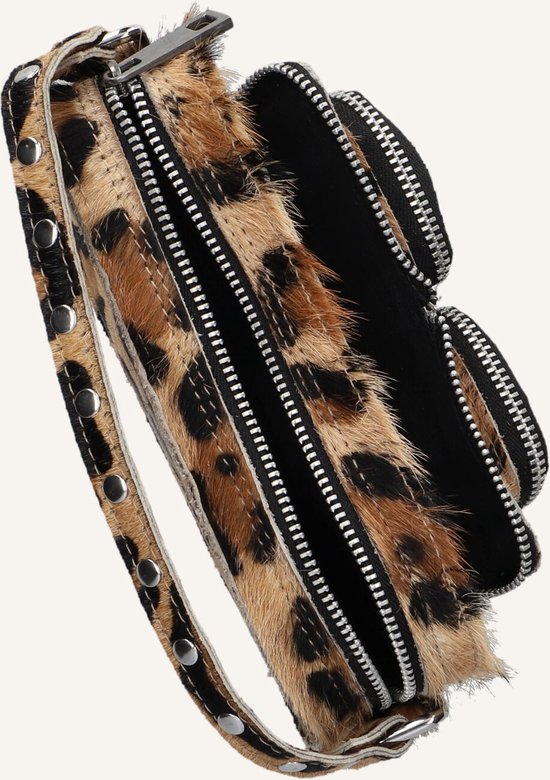 Nunoo Petit Sac à Bandoulière / Sac à Bandoulière Femme - Cuir - Helena - Imprimé