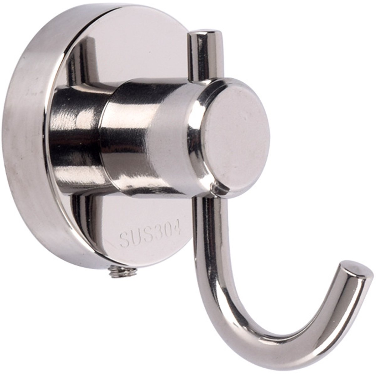 1 Handdoekhaak SUS304 Badkamer Dubbele J-haak Hanger voor Badjassen en Handdoeken 2-punts