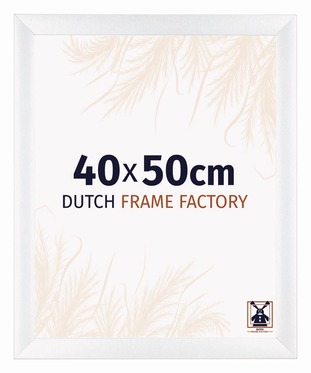 Dutch Frame Factory Fotolijst 40x50 cm - MDF - Wit Mat - Praag