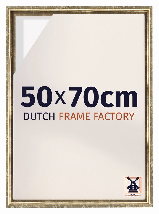Cadre à caisse antique doré de 50x70 cm de Dutch Frame Factory.