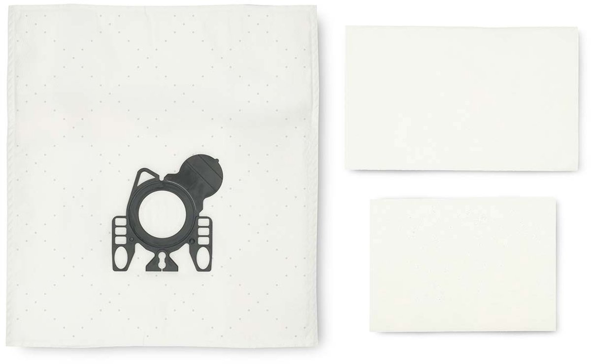 Nedis Stofzuigerzak - 4 Stuks - Synthetisch - Meest verkocht voor: Miele GN - Wit