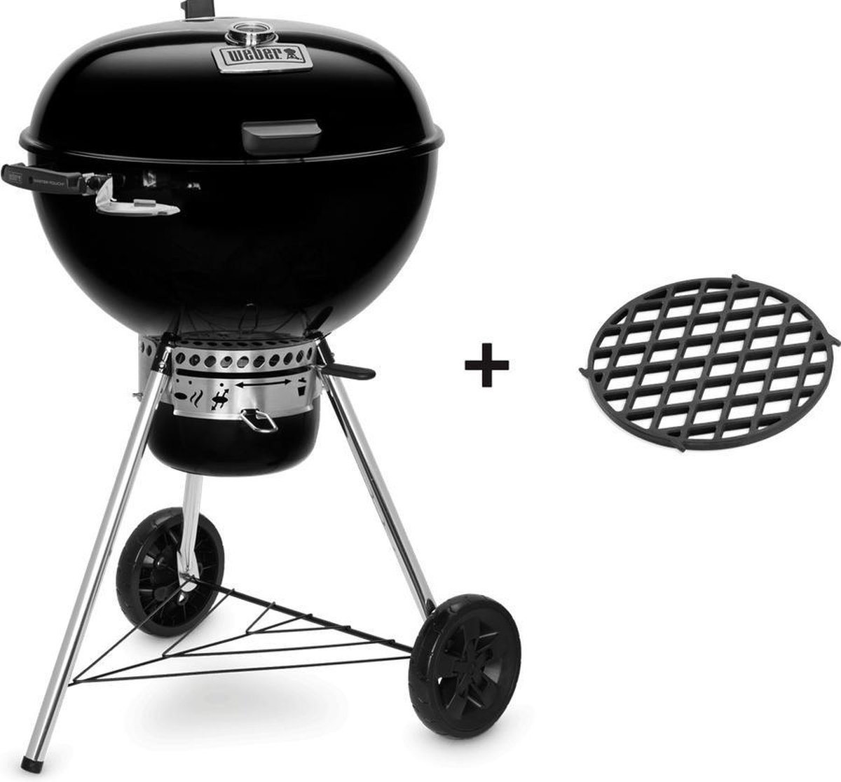 Weber Master Touch Premium SE E-5775 Zwart met Sear Grate