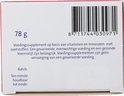 Verpakking met streepjescode en nettogewicht 78g.