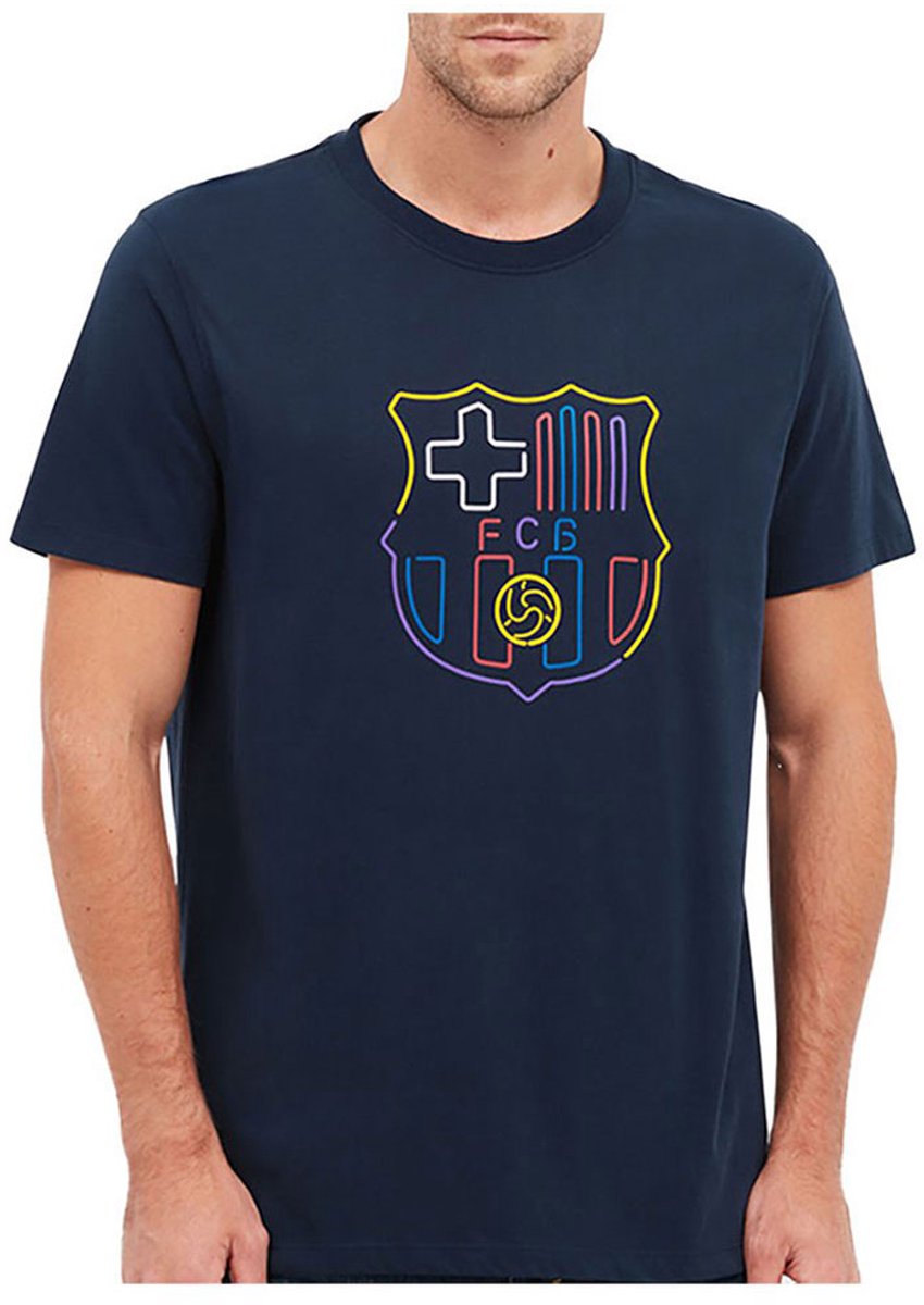 BarÇa Escut Neo T-shirt Met Korte Mouwen Blauw XL Man