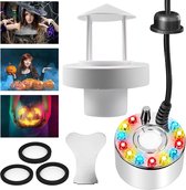 Ultrasone Vernevelaar – 24V – 12 RGB LED’s – ≥400 Ml/u – Met Waterniveausensor – Voor Vijver, Aquarium, Halloween & Decoratie