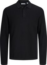 JACK&JONES - JJEAUSTIN KNIT LS POLO SN - Heren - Polo's