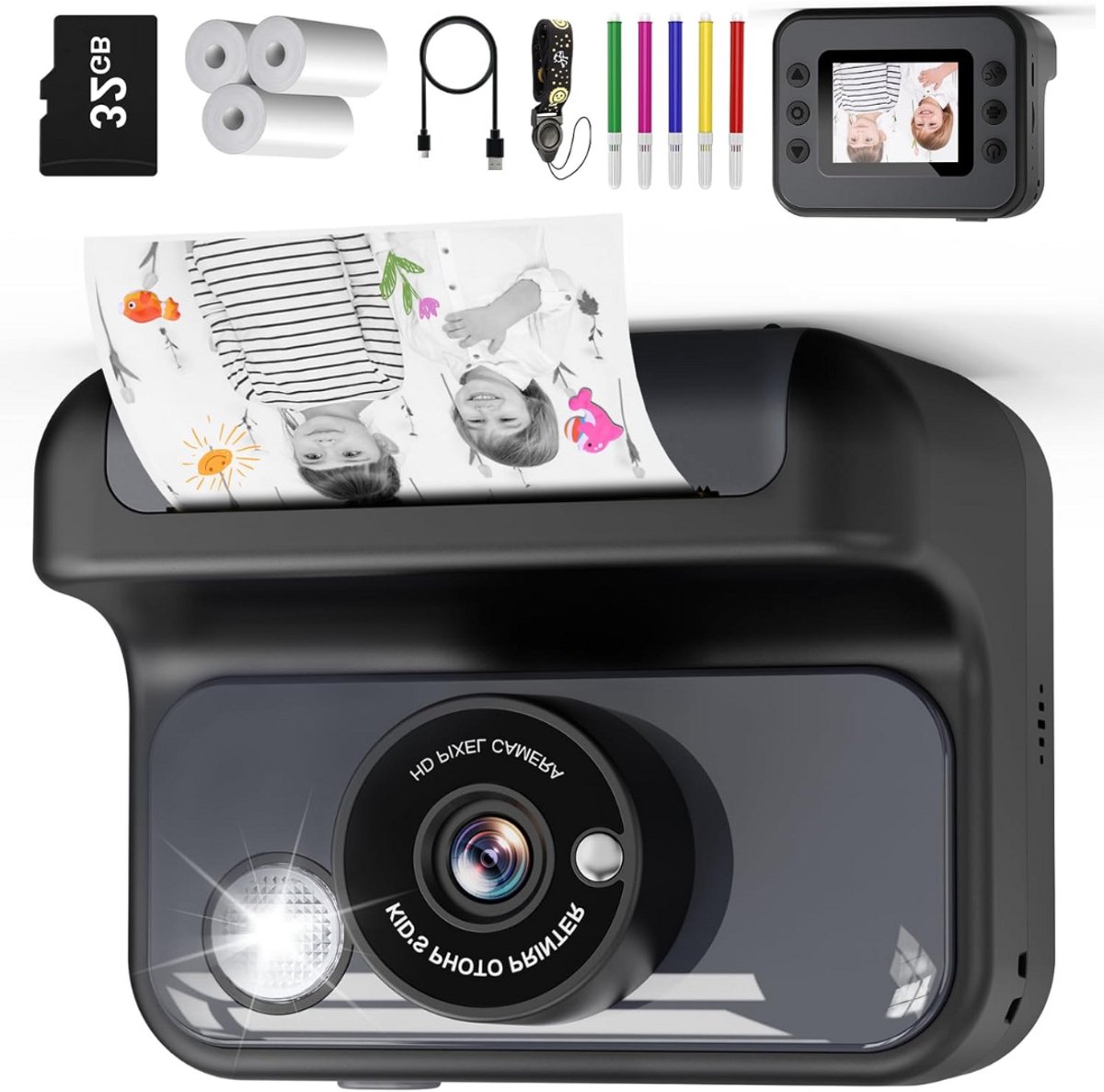 Lexium Polaroid Camera - Polaroid Printer - Poleroid Camera - Poloroid Camera