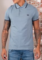 Fred Perry Twin tipped polo - stockport blue navy