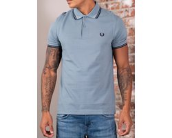 Fred Perry Twin tipped polo - stockport blue navy